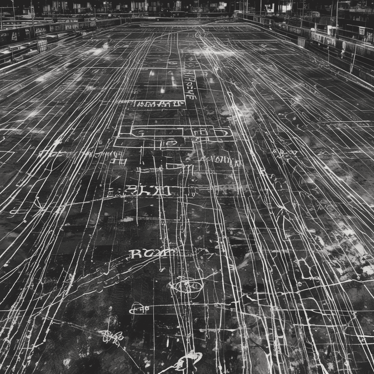 Grunge Math Rally game banner