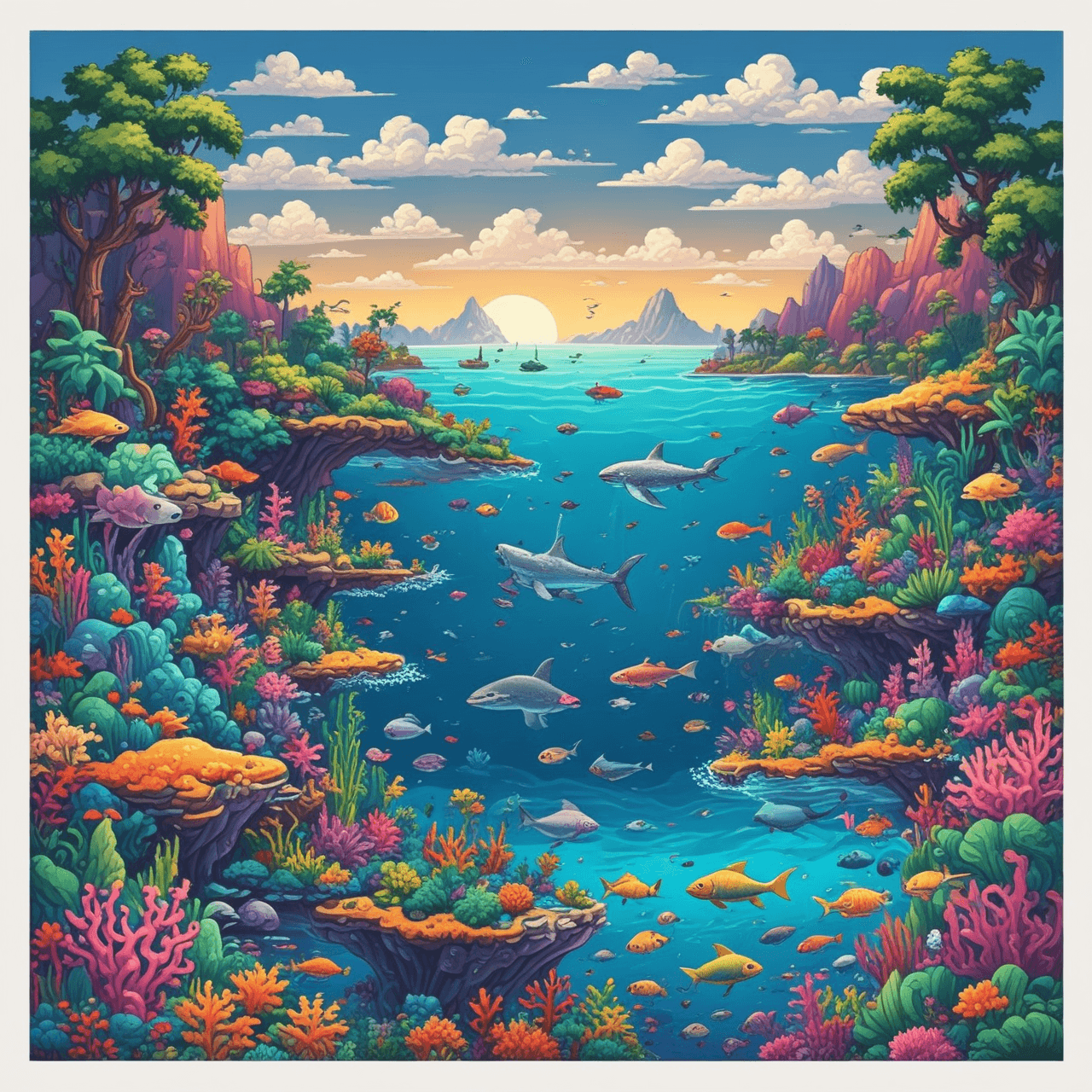 Oceanic Enzyme Dash game banner