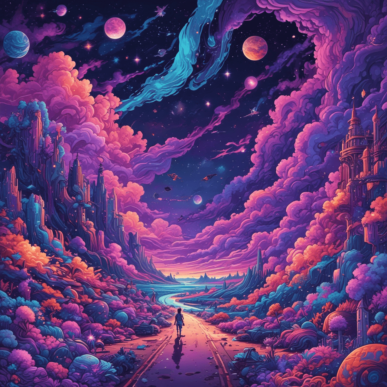 Cosmic Quiz Runner game banner