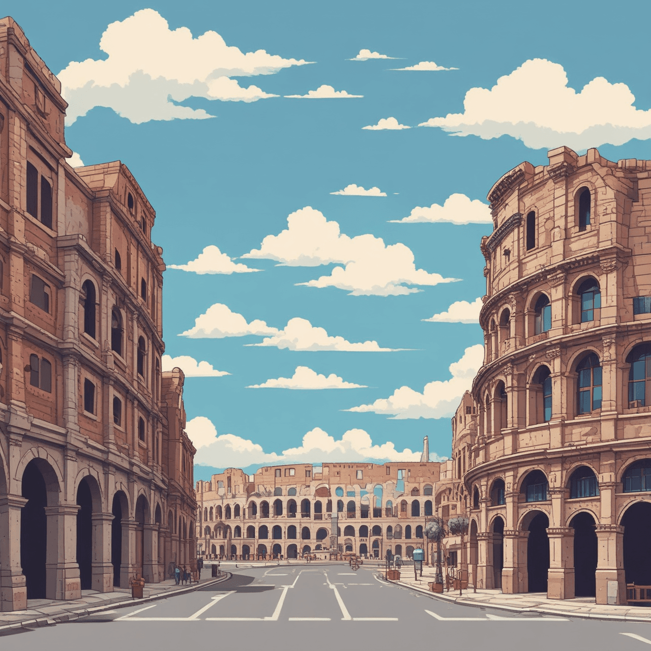 Rome Runner Quiz game banner