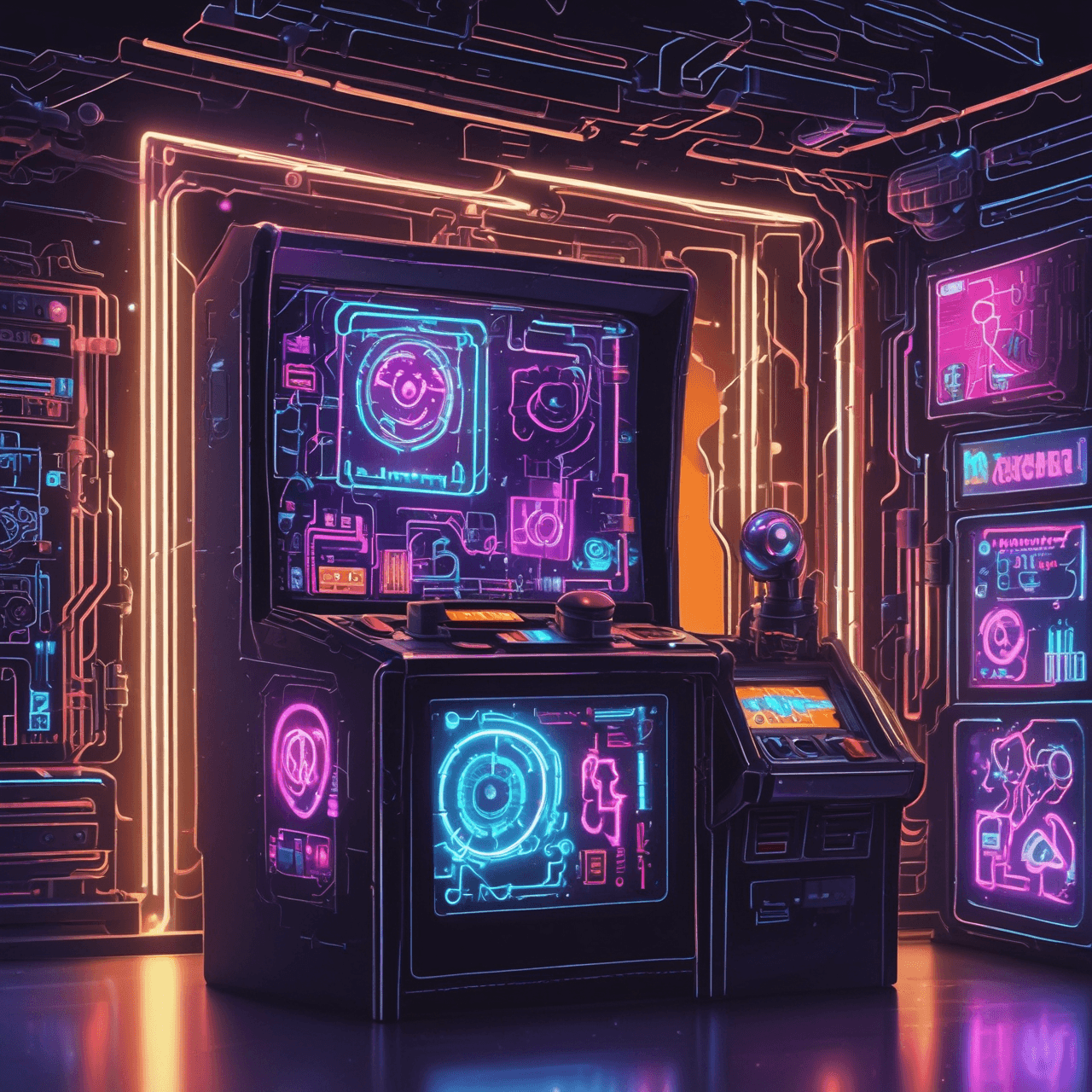 Corsa Elementare al Neon game banner