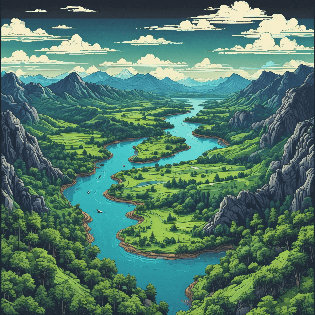 River Run Quiz game banner