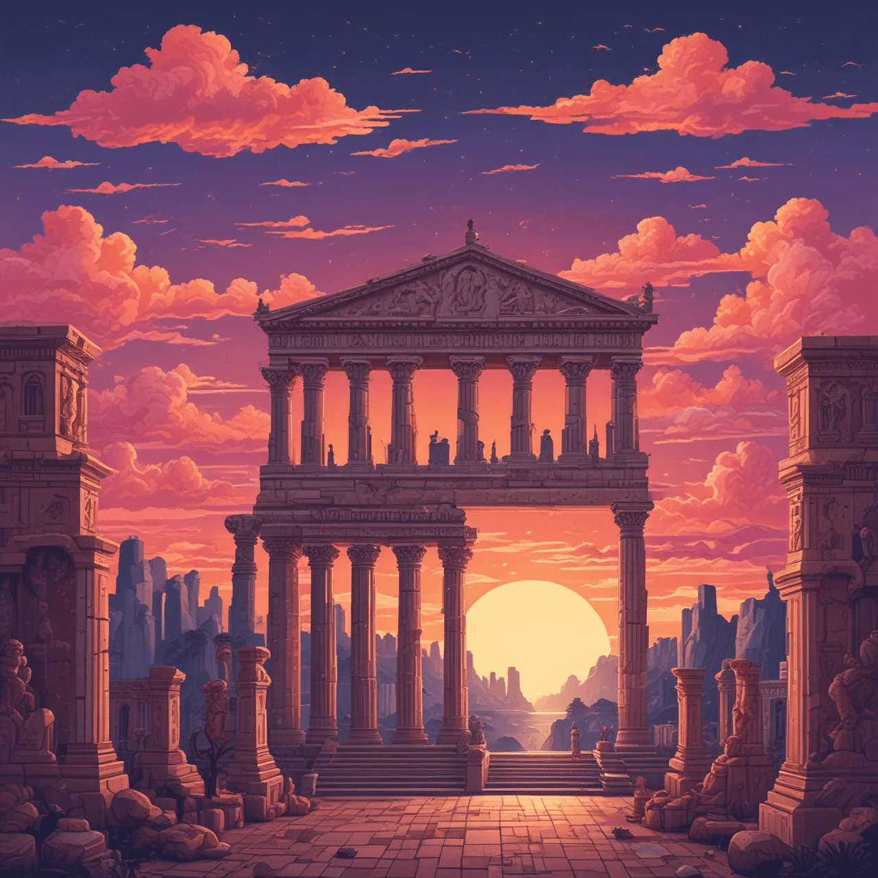 Ancient Tongues Run game banner