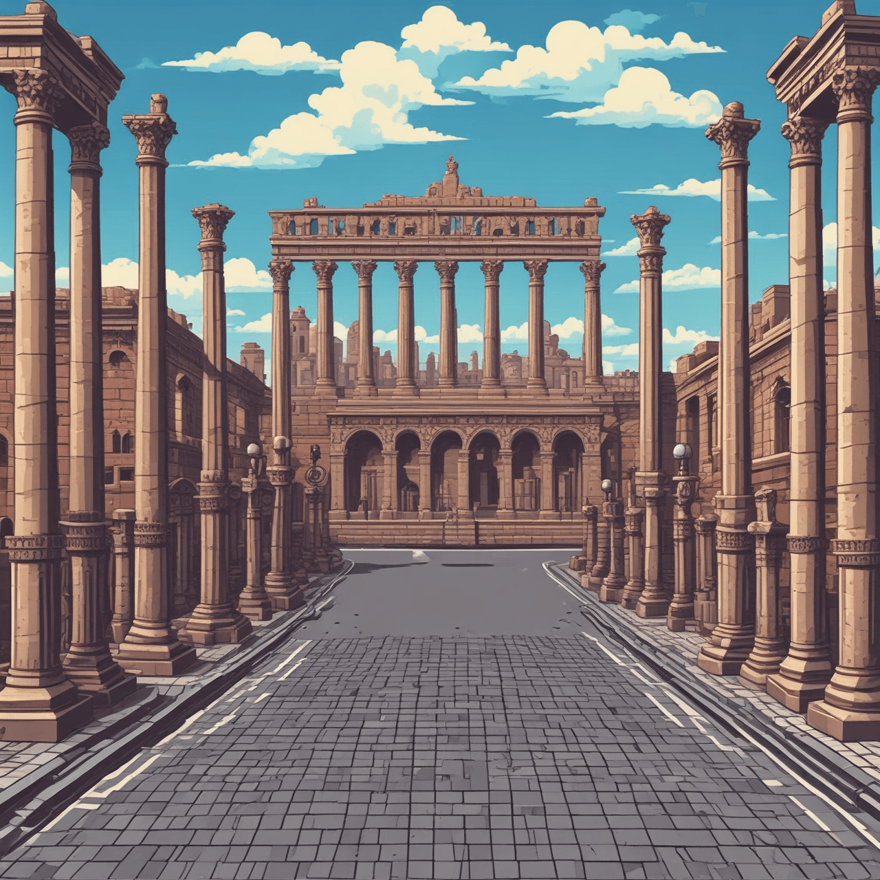 Roman Race game banner