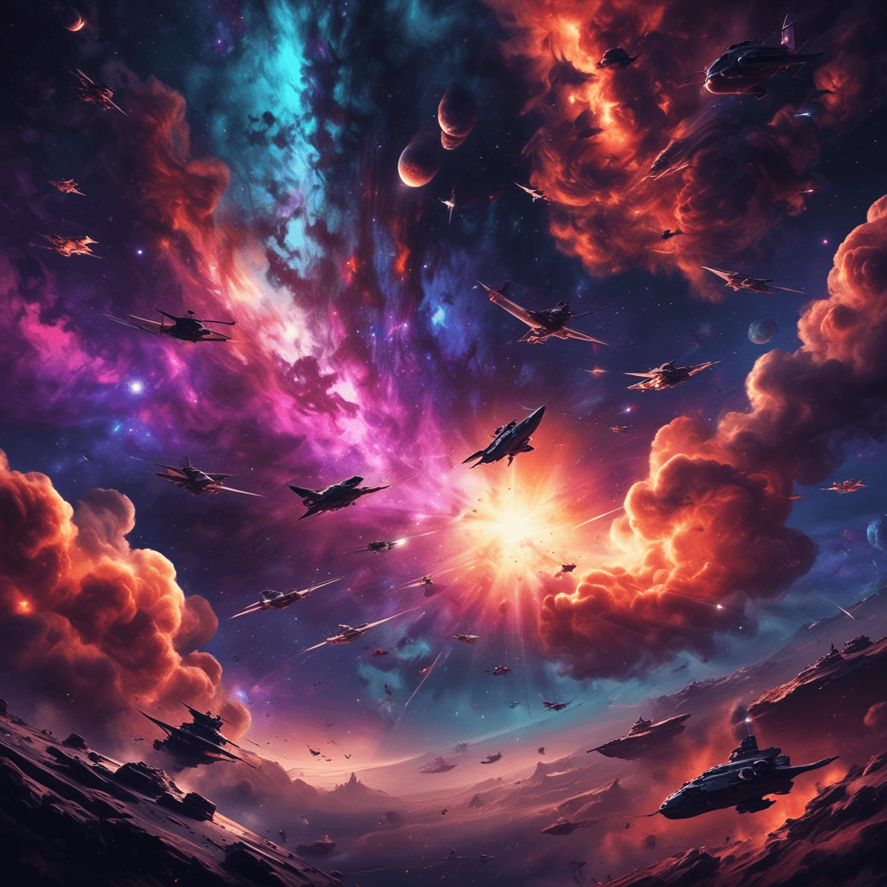 WWII Space Quiz Defenders game banner