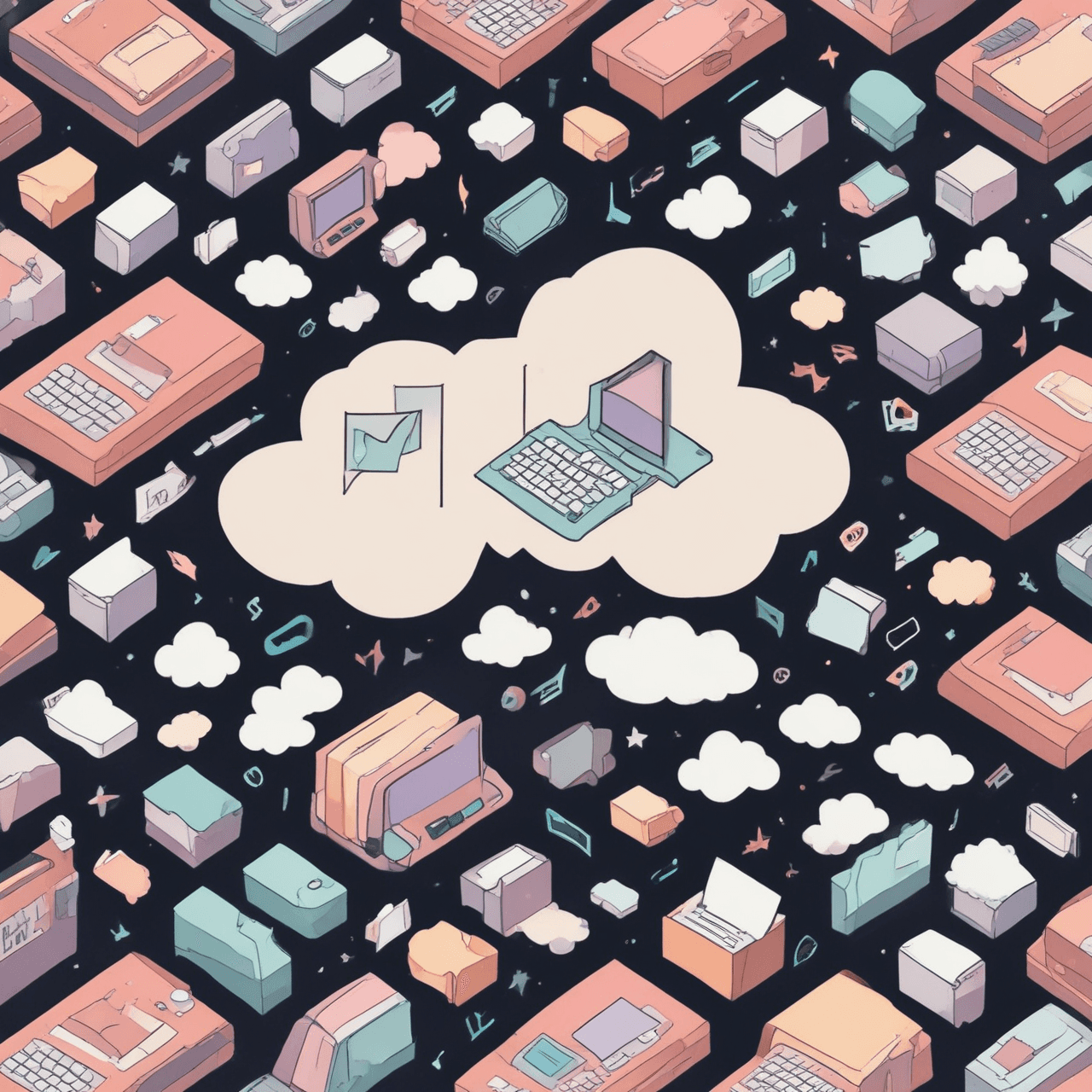 Email Etiquette Cloud Hop game banner