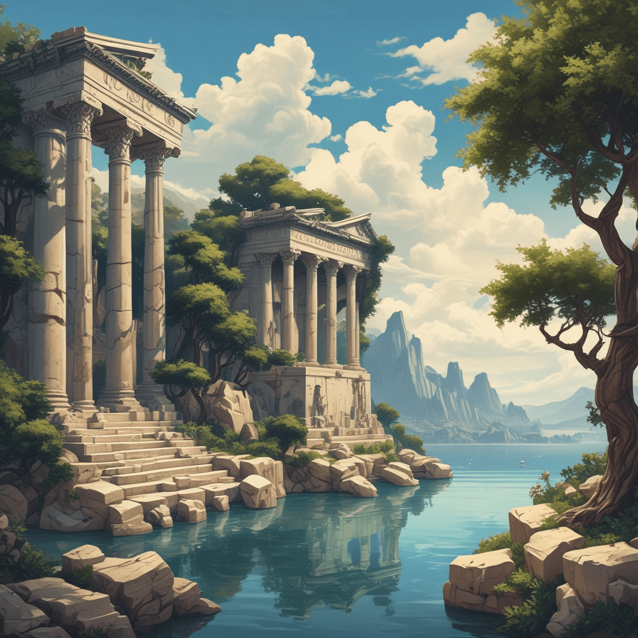 Olympian French Quiz game banner