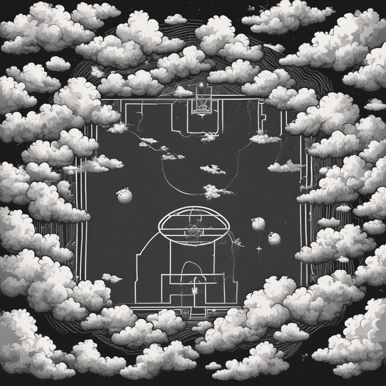 College Hoops Cloud Jump game banner