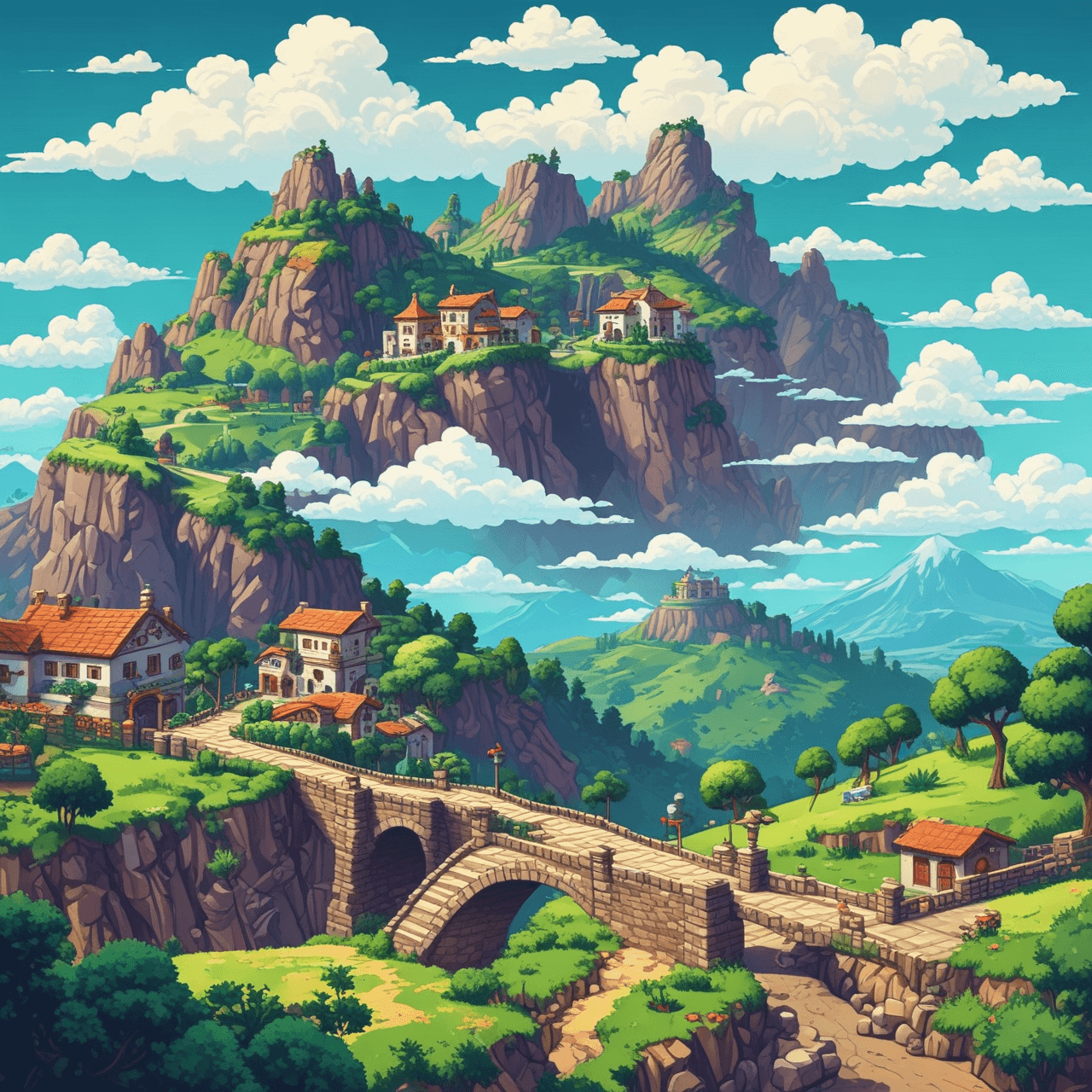 Ponte di Nuvole: Italiano game banner