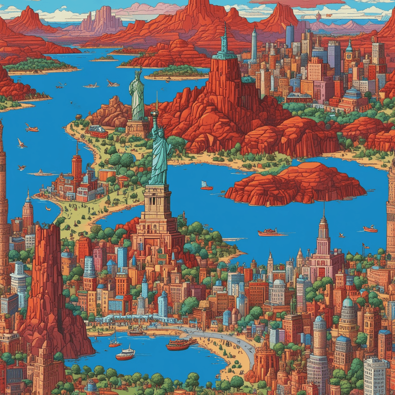 America Bound Adventure game banner