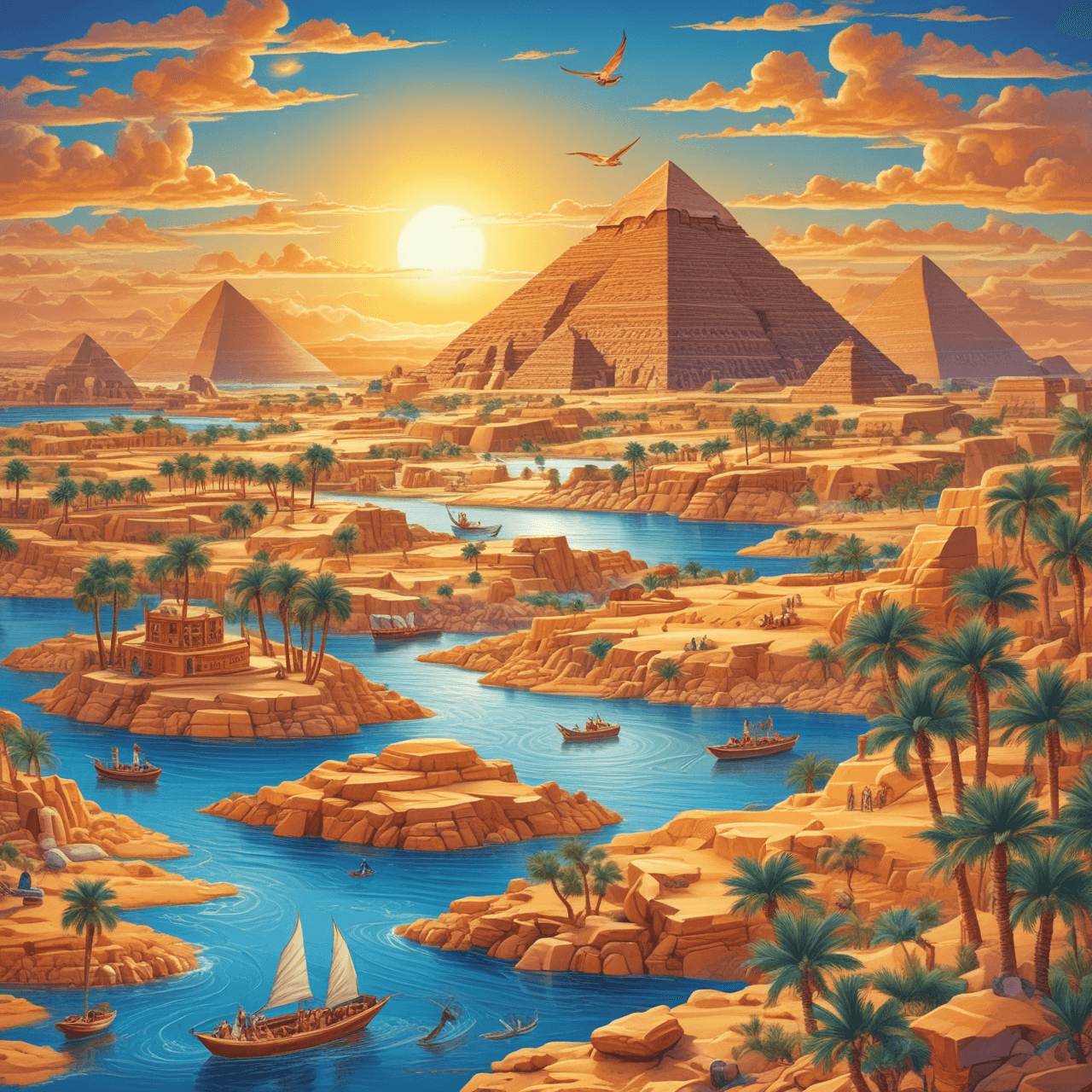 Jetpack Egypt Adventure game banner