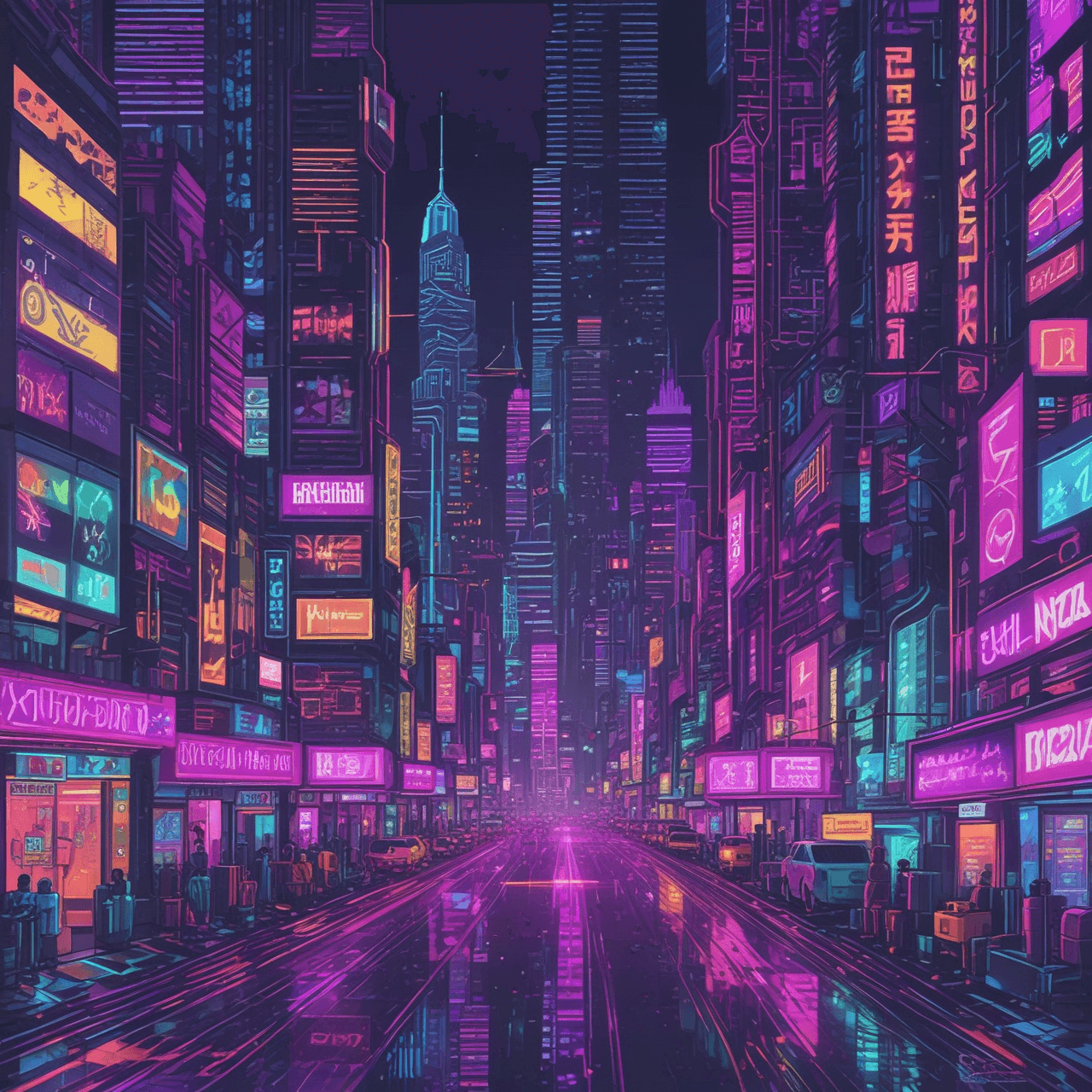 Neon Math Dash game banner