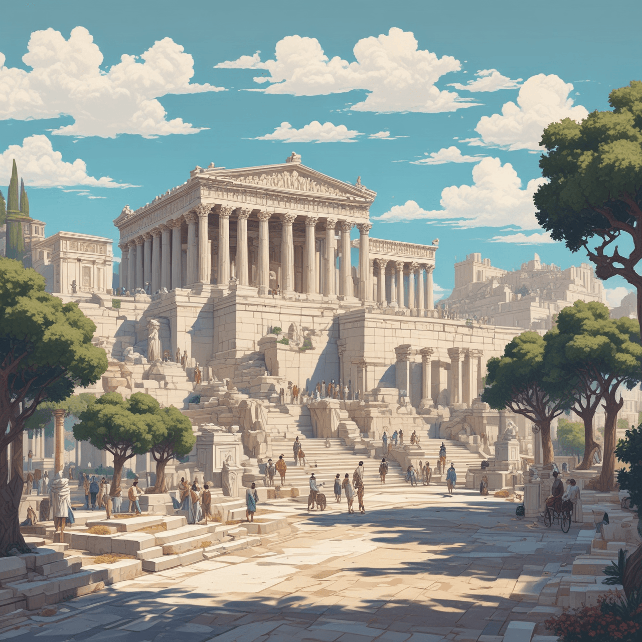 Greek Architecture Run game banner