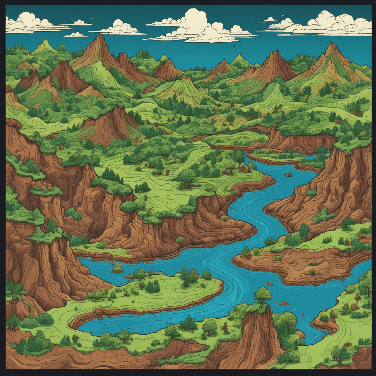 Topo Racer game banner