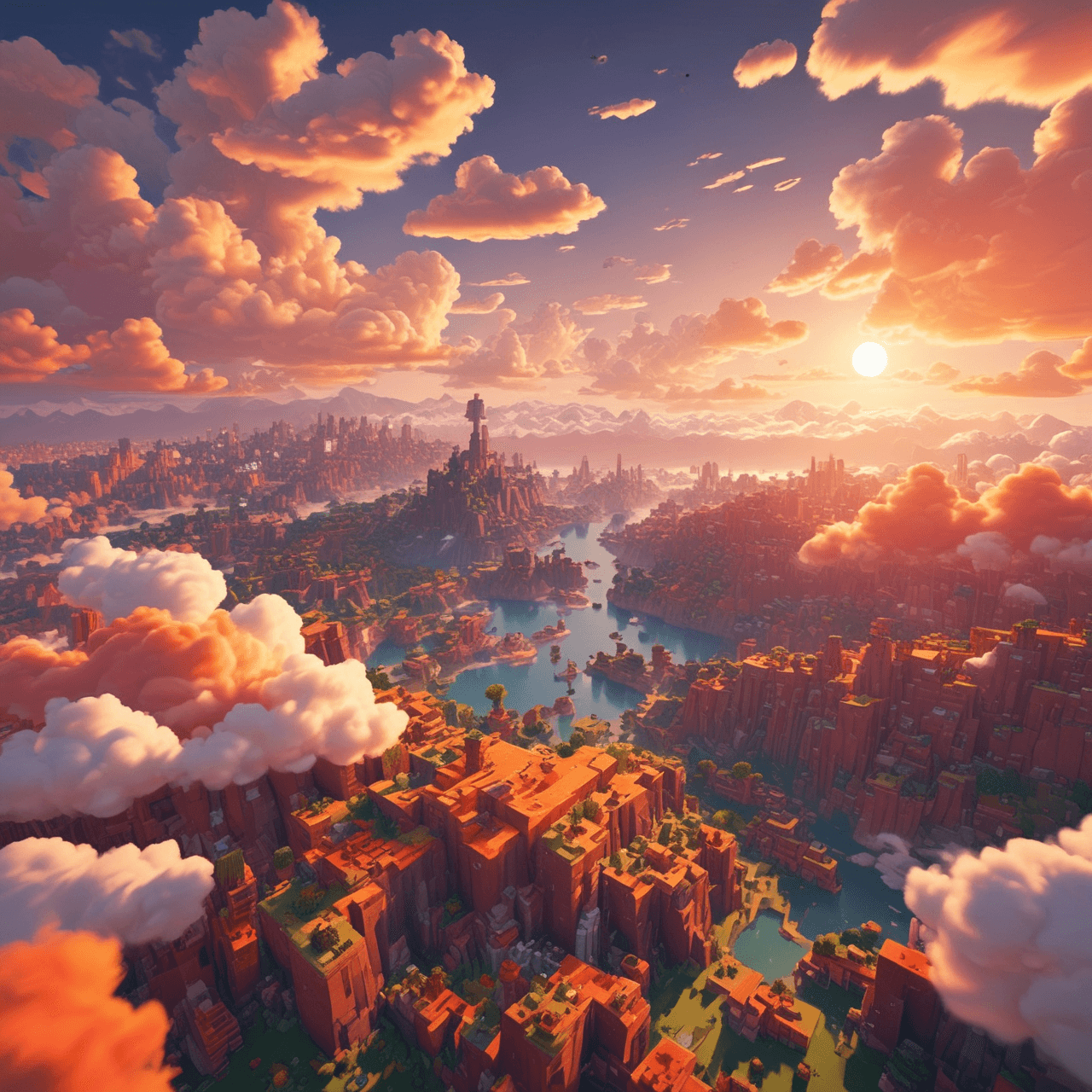 Minecraft Item Cloud Hop game banner