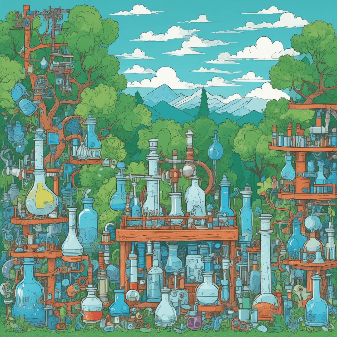 Science Cloud Hop game banner