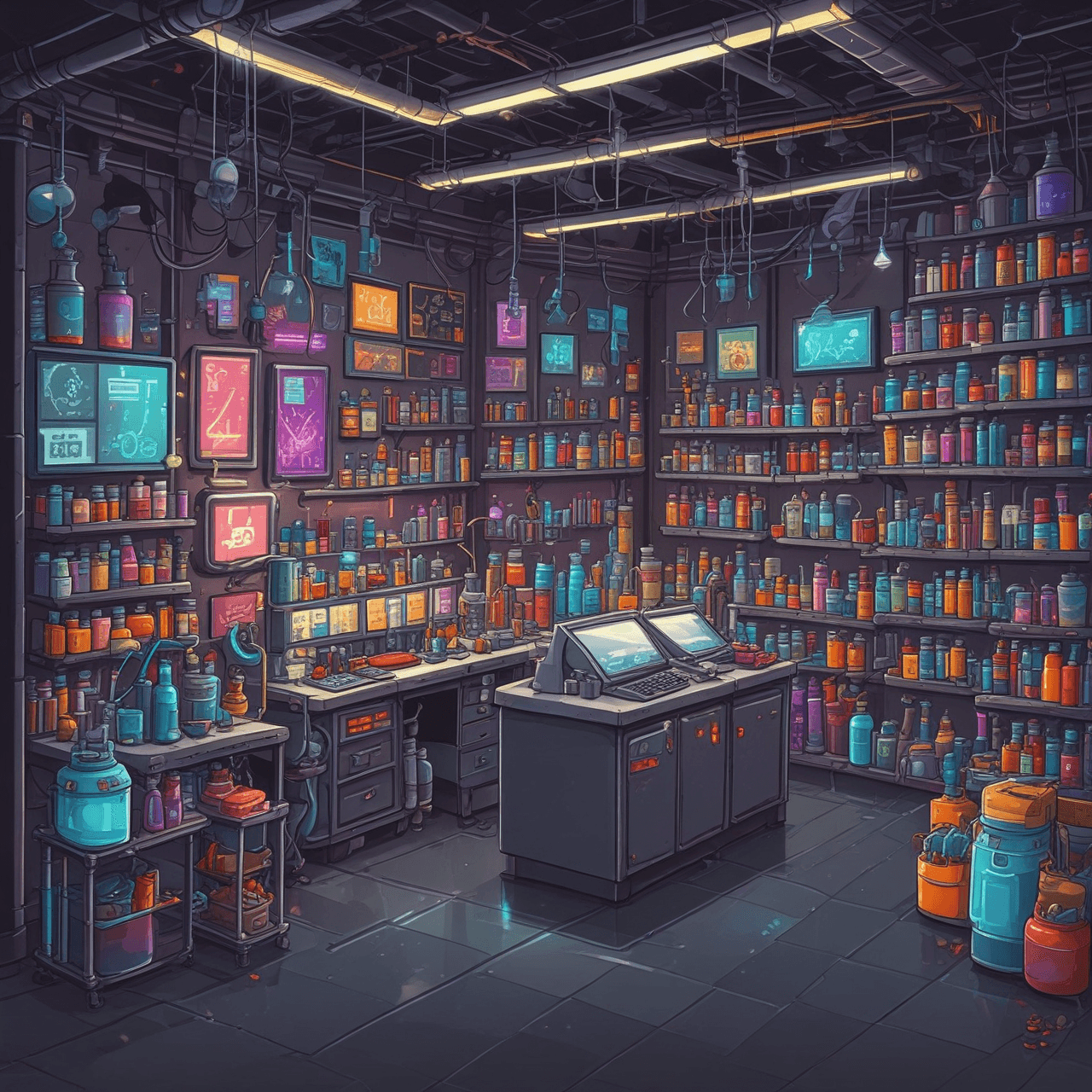 Chemistry Lab Run game banner