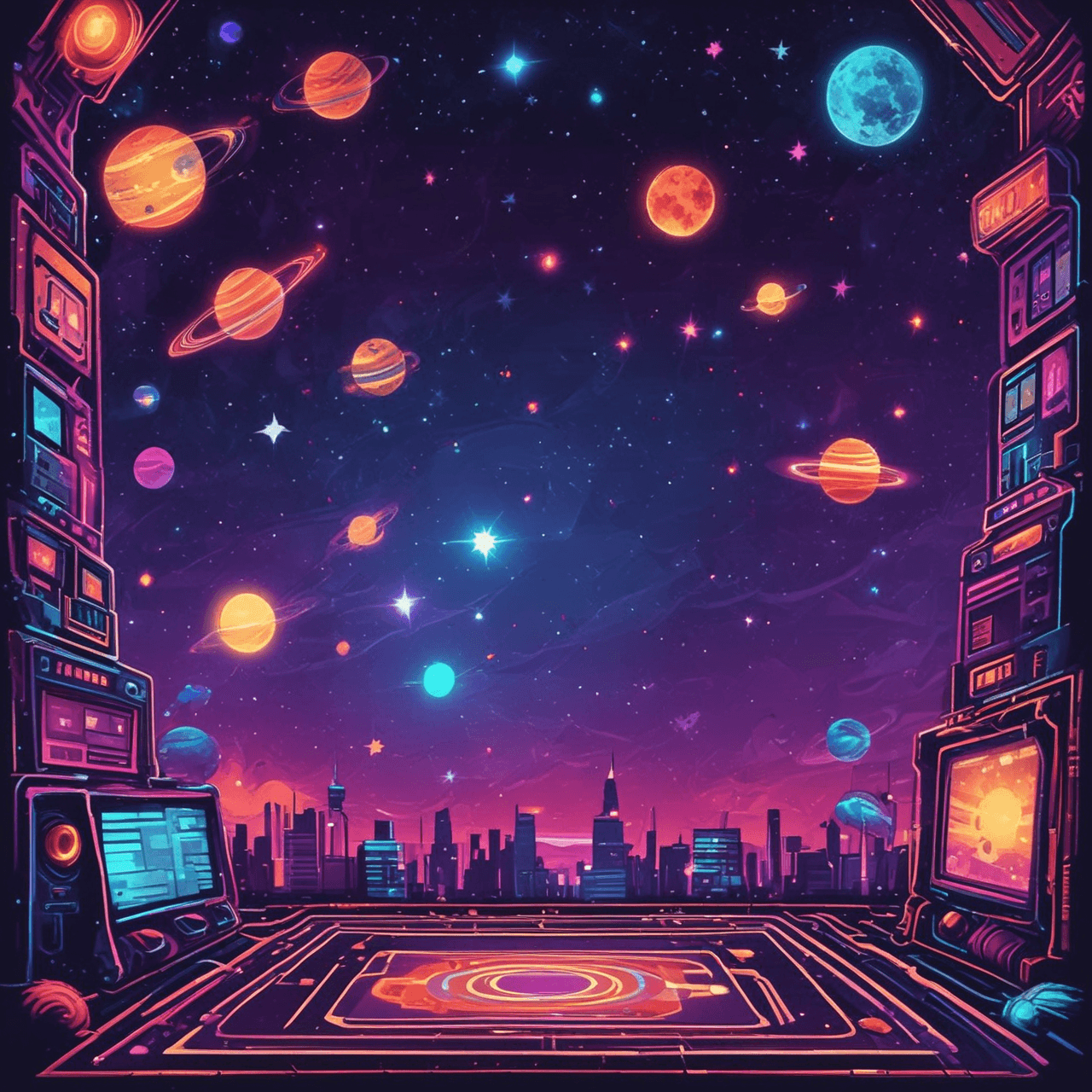 Cosmic Quiz Challenge game banner