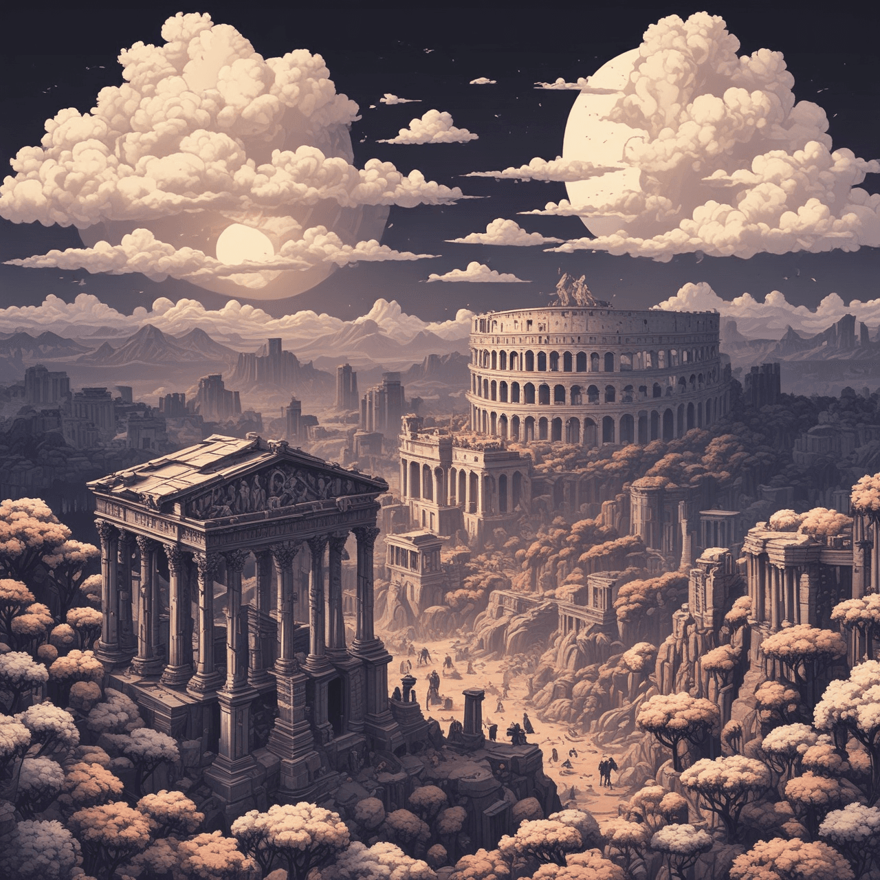 Roman Cloud Bridge Quiz game banner