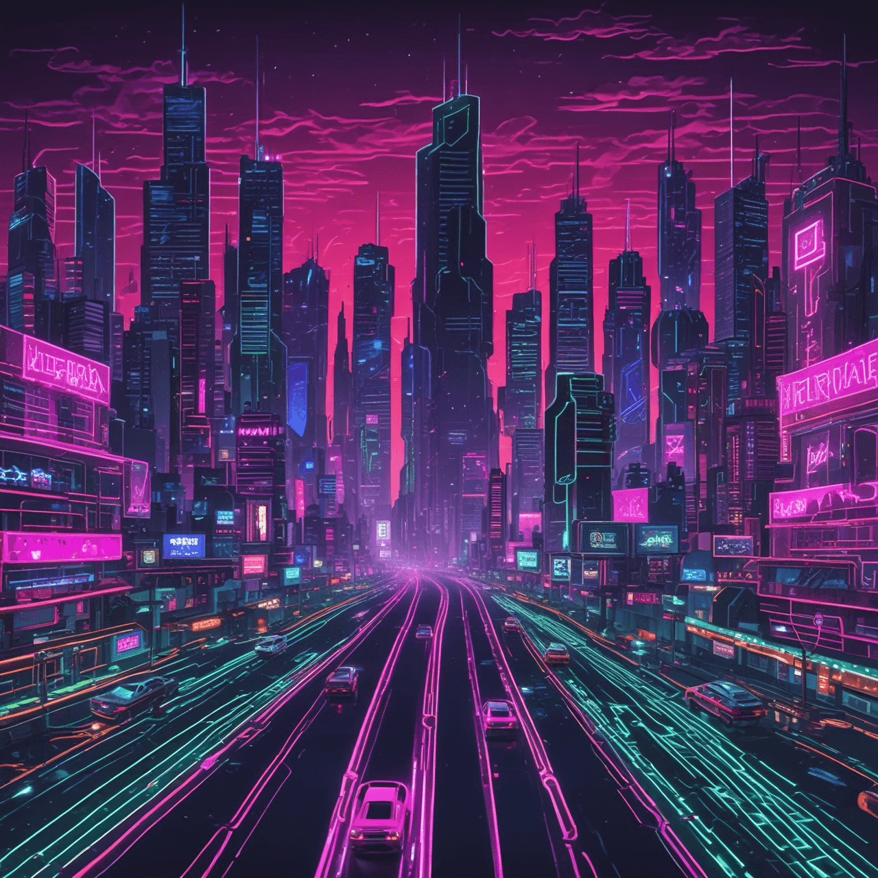 Neon Math Overdrive game banner