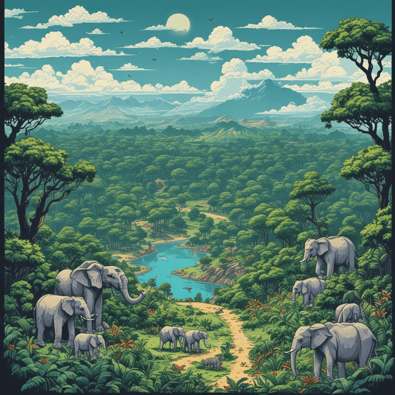 Indian Wildlife Bridge game banner