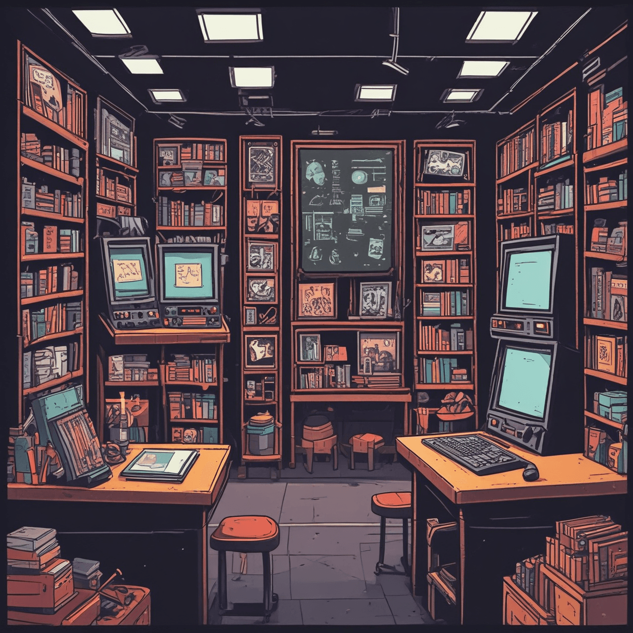 Lit Mag & Cartoons Quiz game banner