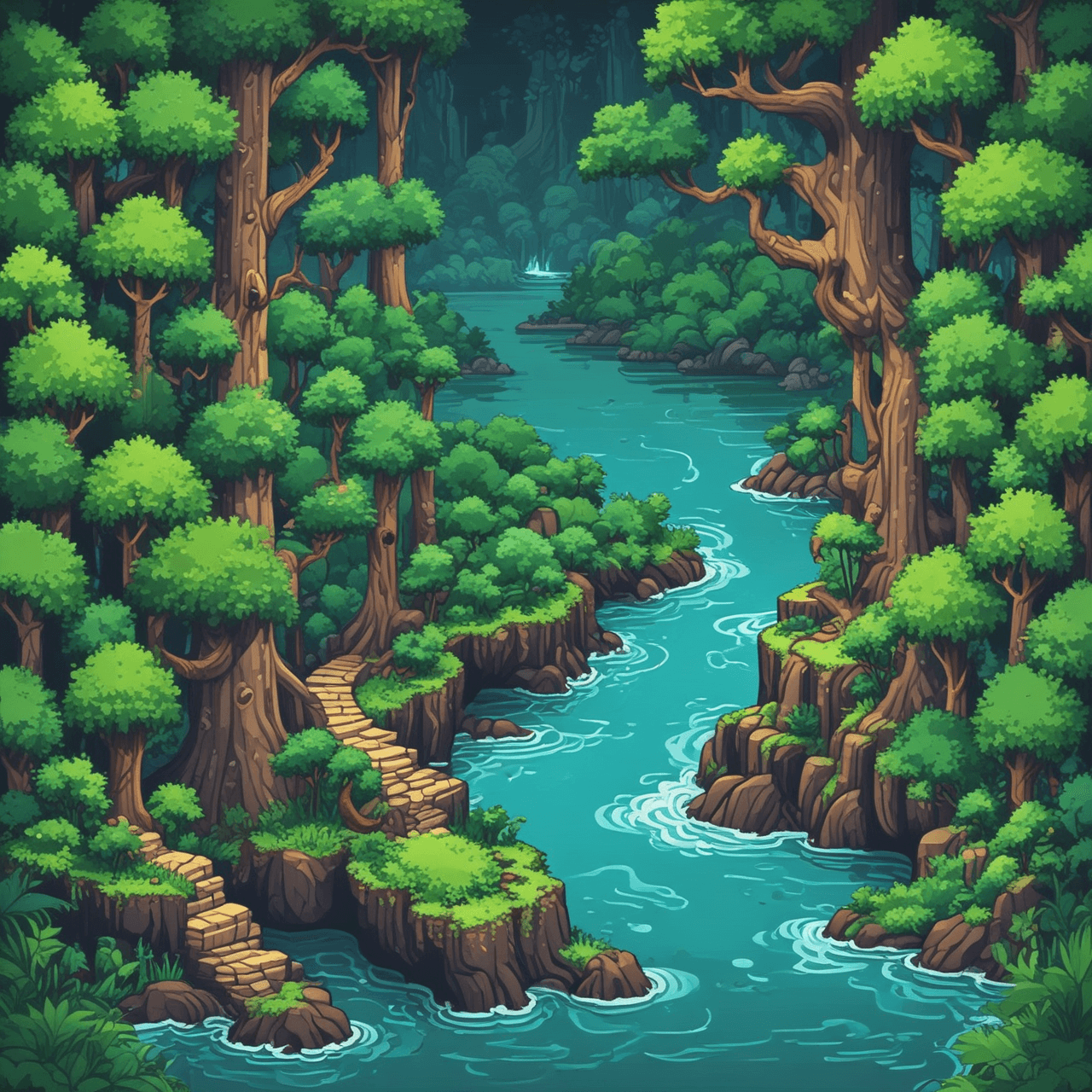 Corrida Geográfica da Amazônia game banner