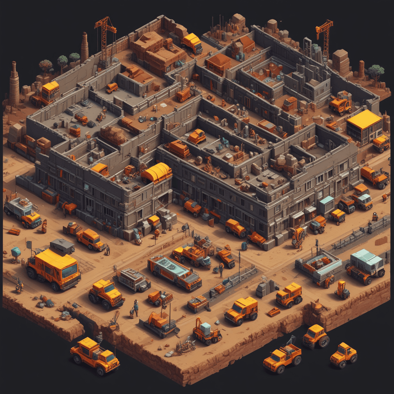 Course de Construction game banner