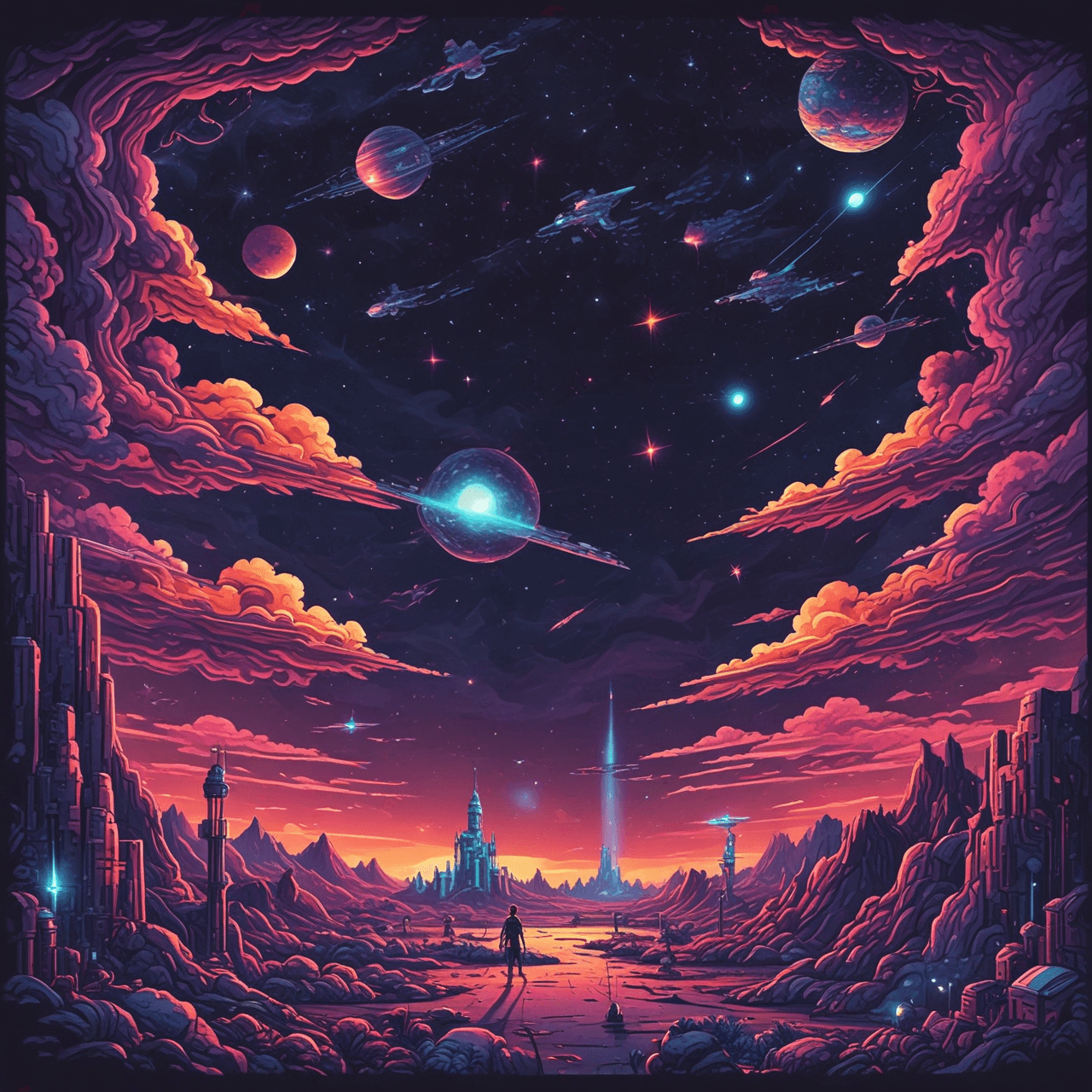 QMA Space Patrol: Med-Run game banner