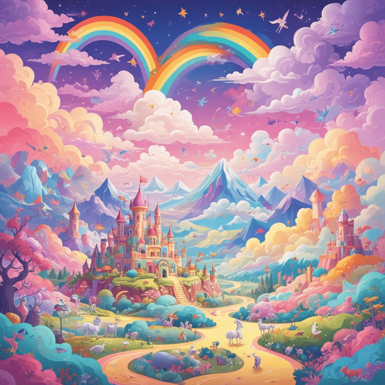 Unicorn Fraction Flight game banner