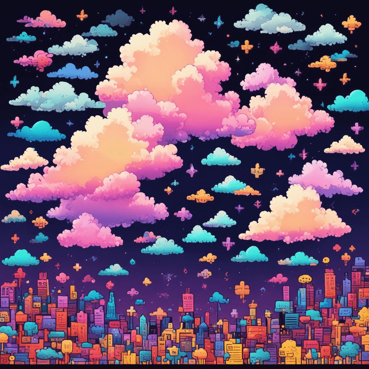 Multiplication Cloud Hop game banner