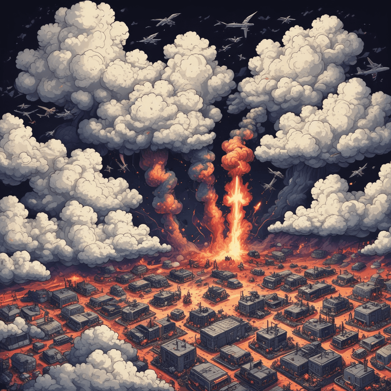 WWII & Cold War Cloud Bridge game banner