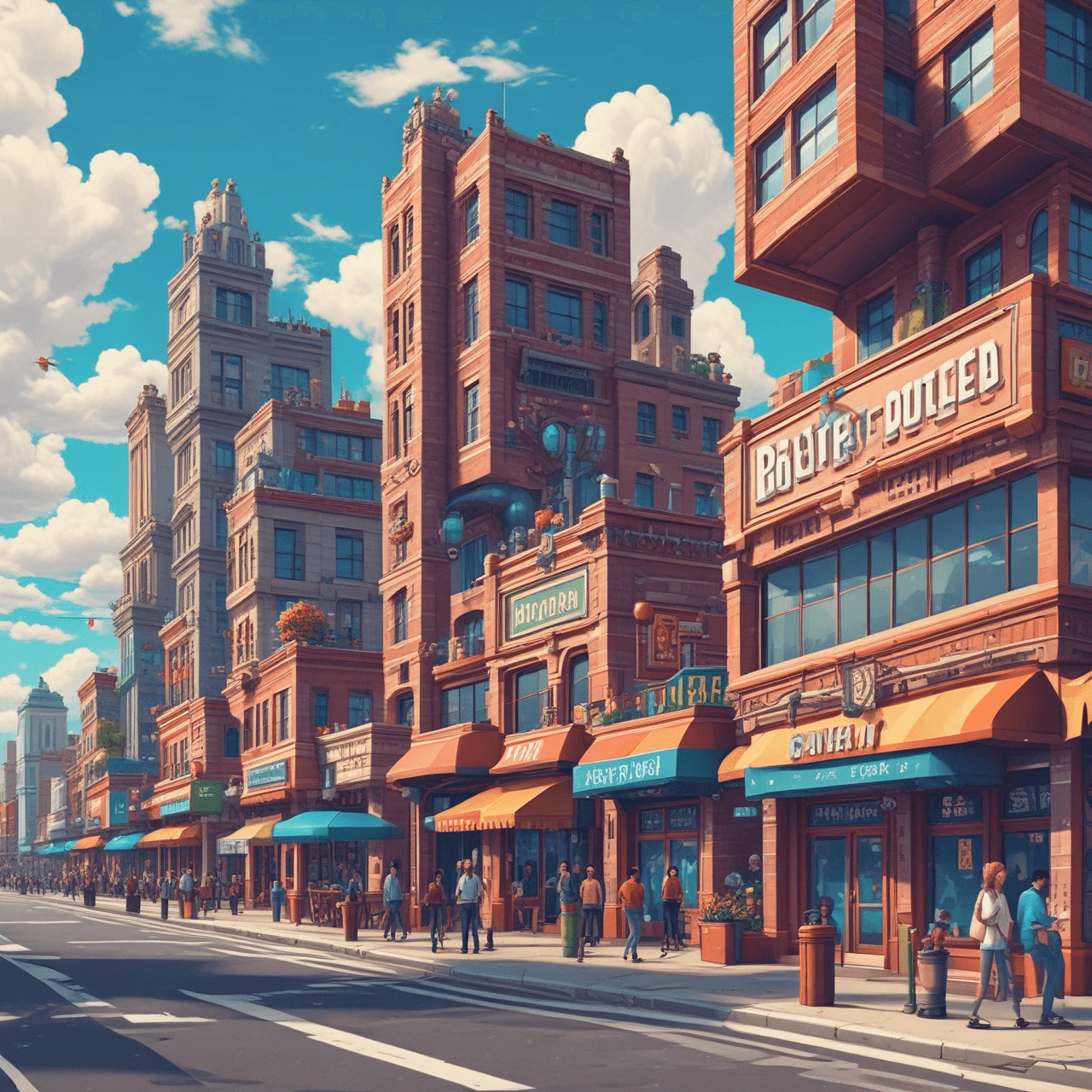 Multiplication City Run game banner