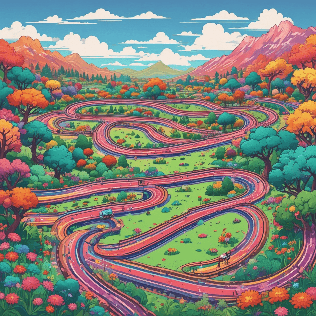 Rainbow Runner game banner