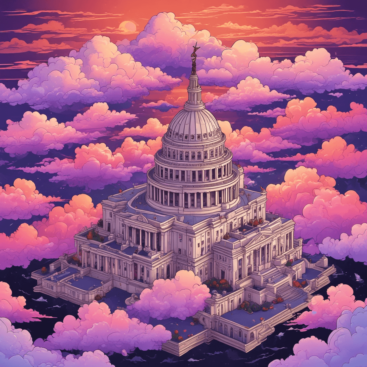 AP Gov Cloud Bridge game banner