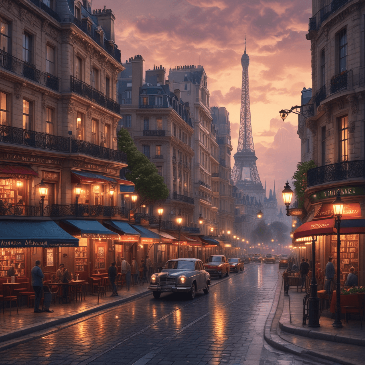 French Postcard Dash game banner