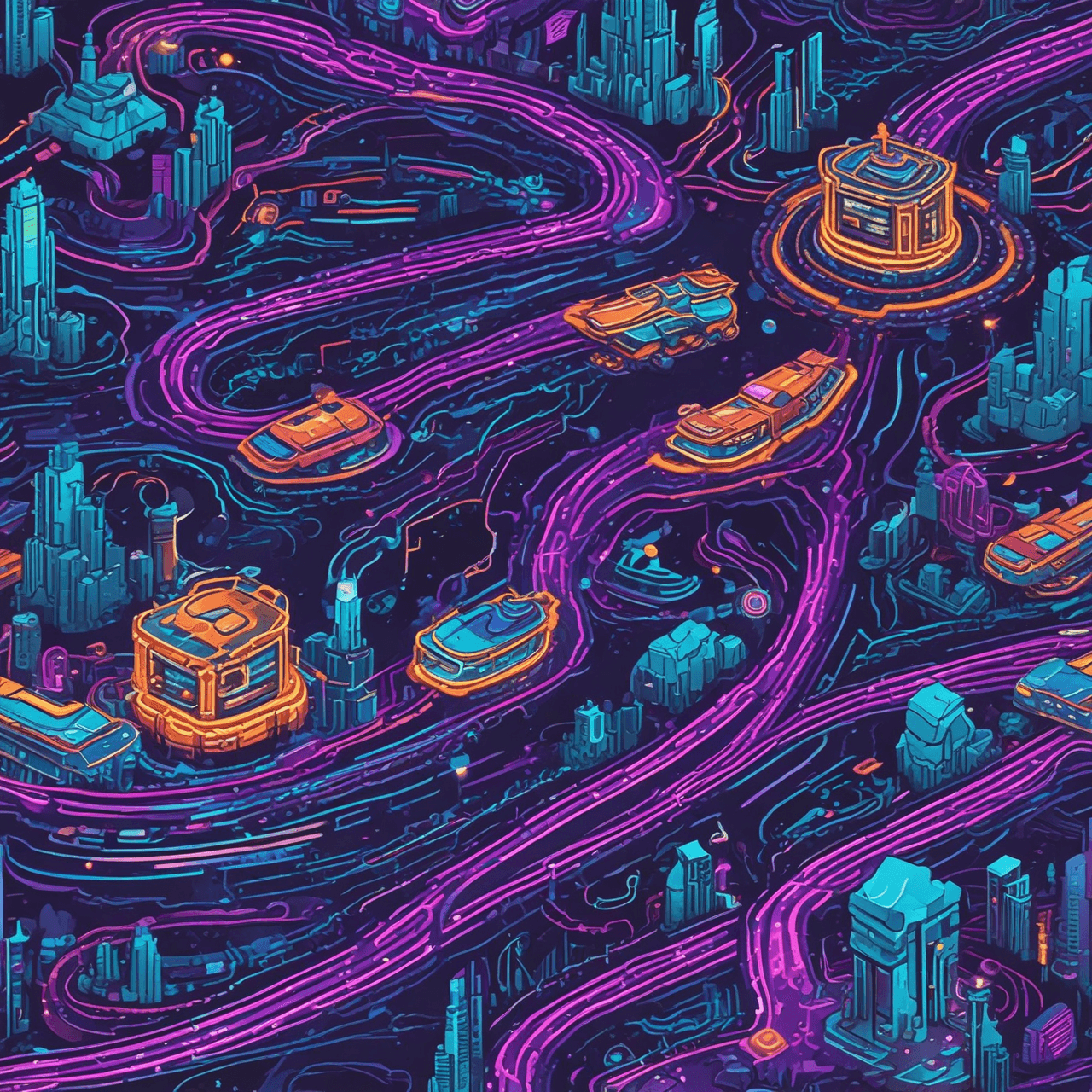 Intermolecular Racer game banner