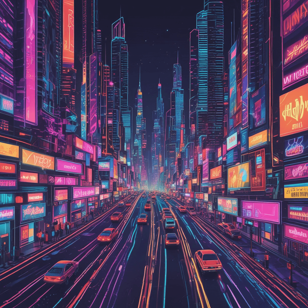 Neon Innovation Run game banner