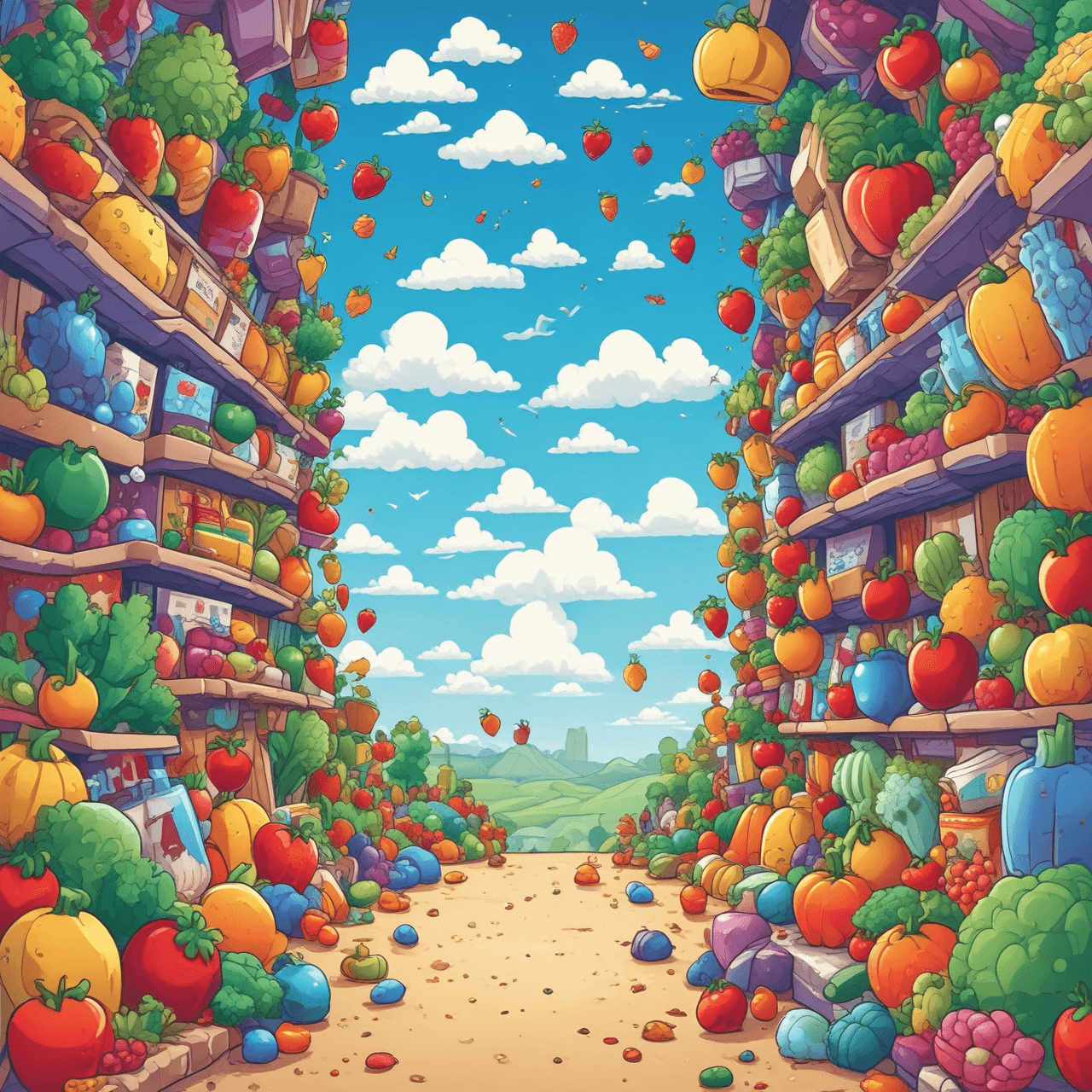 Jetpack Food Adventure (مغامرة الغذاء النفاث) game banner