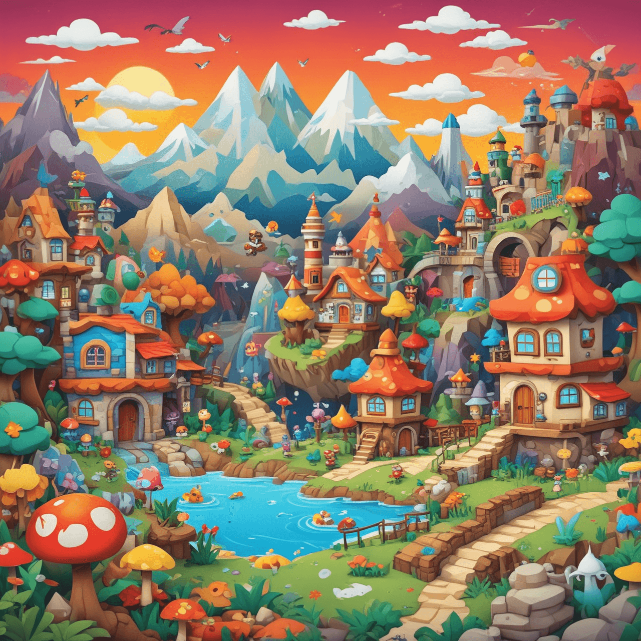 Paper Jump game banner