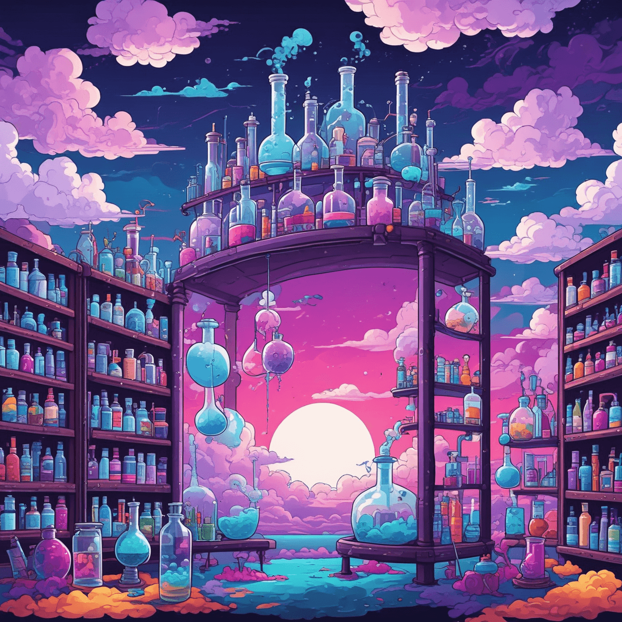 Chemical Cloud Reaction game banner