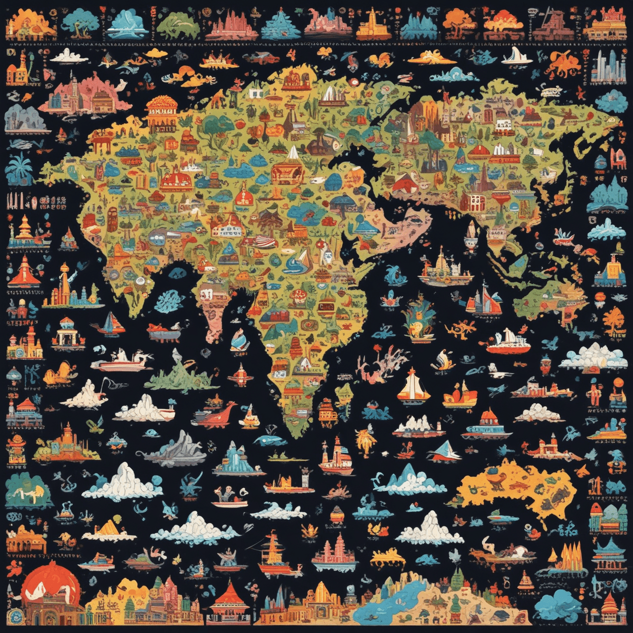 Global Village Trivia game banner