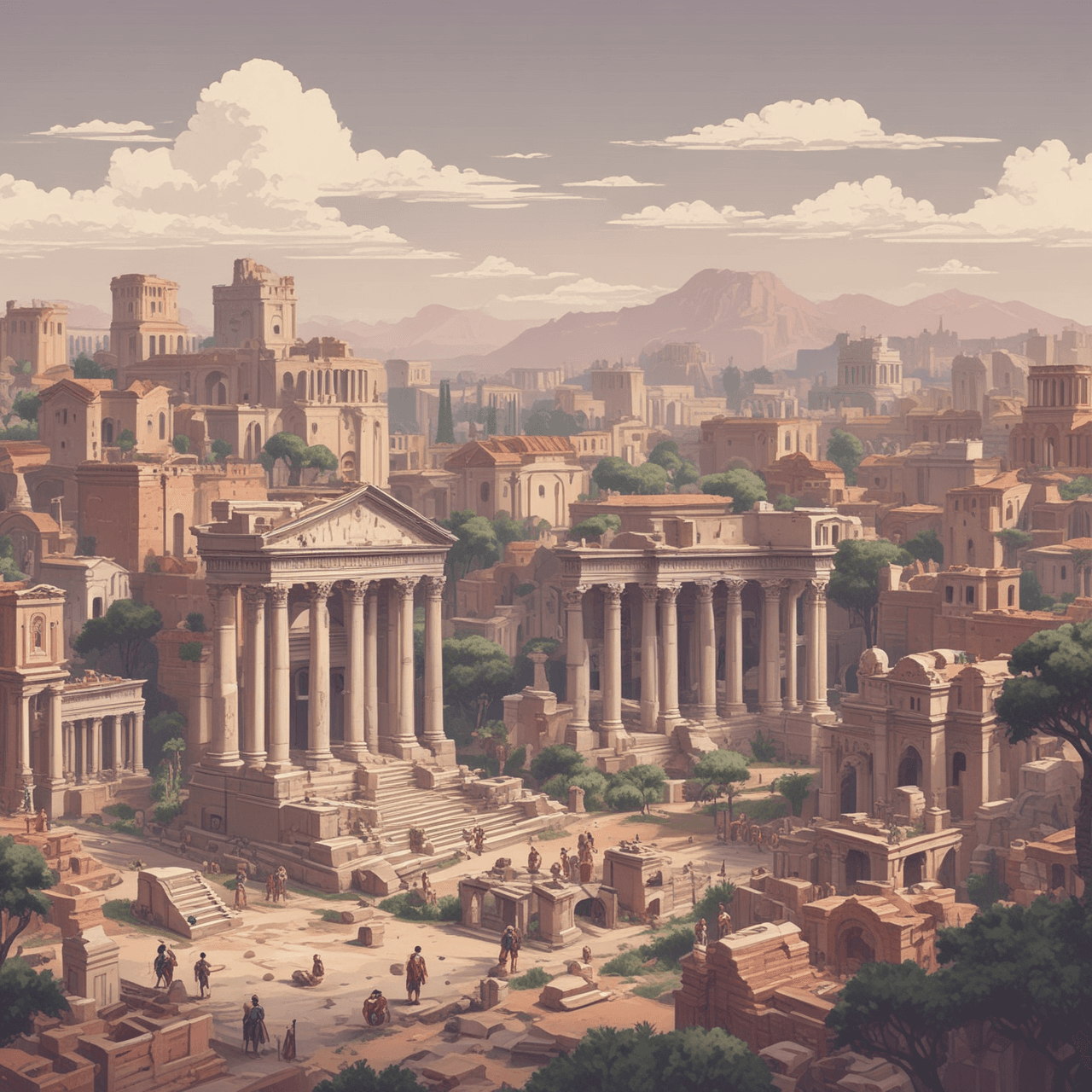 Roman Quiz Defenders game banner