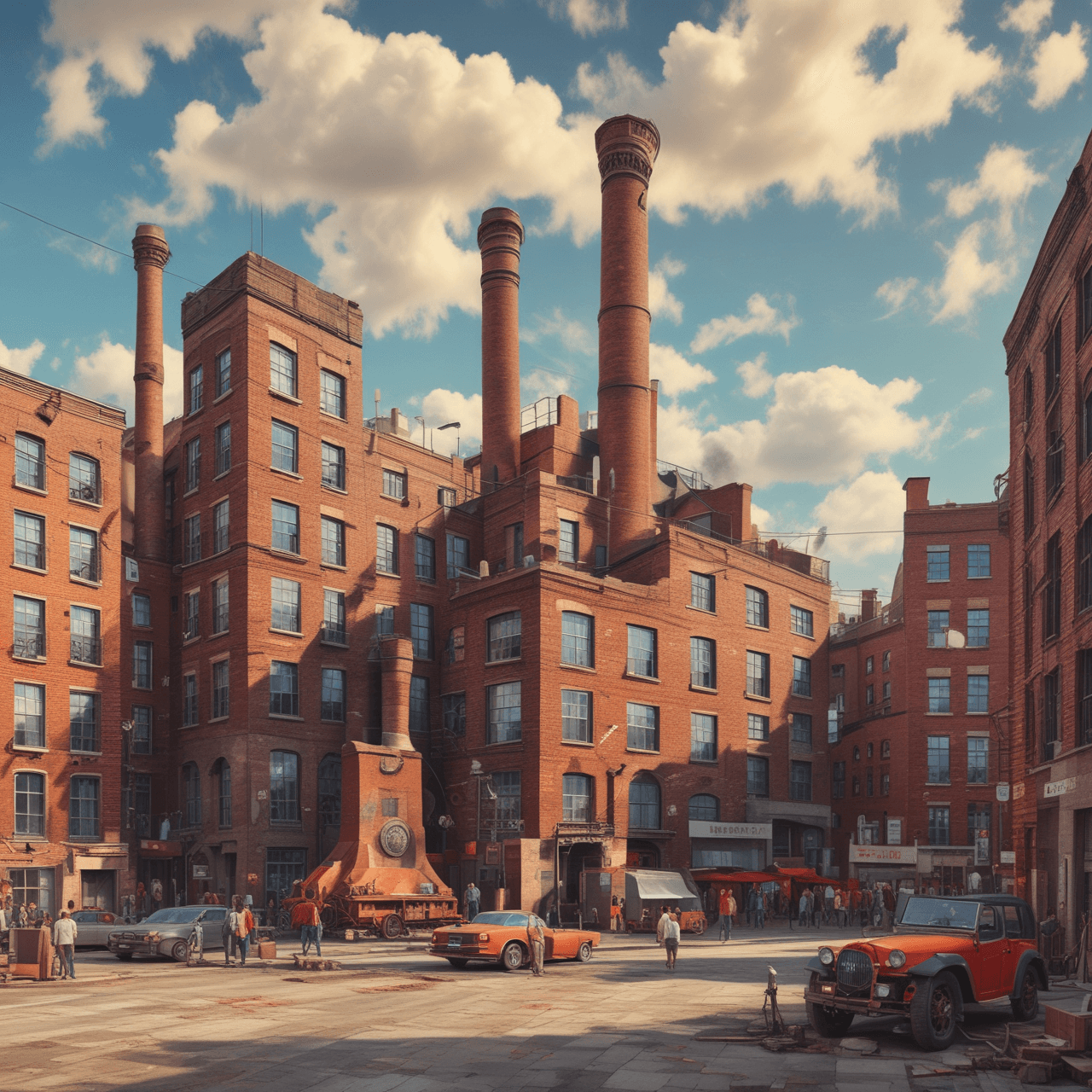 Carrera de la Revolución Industrial game banner