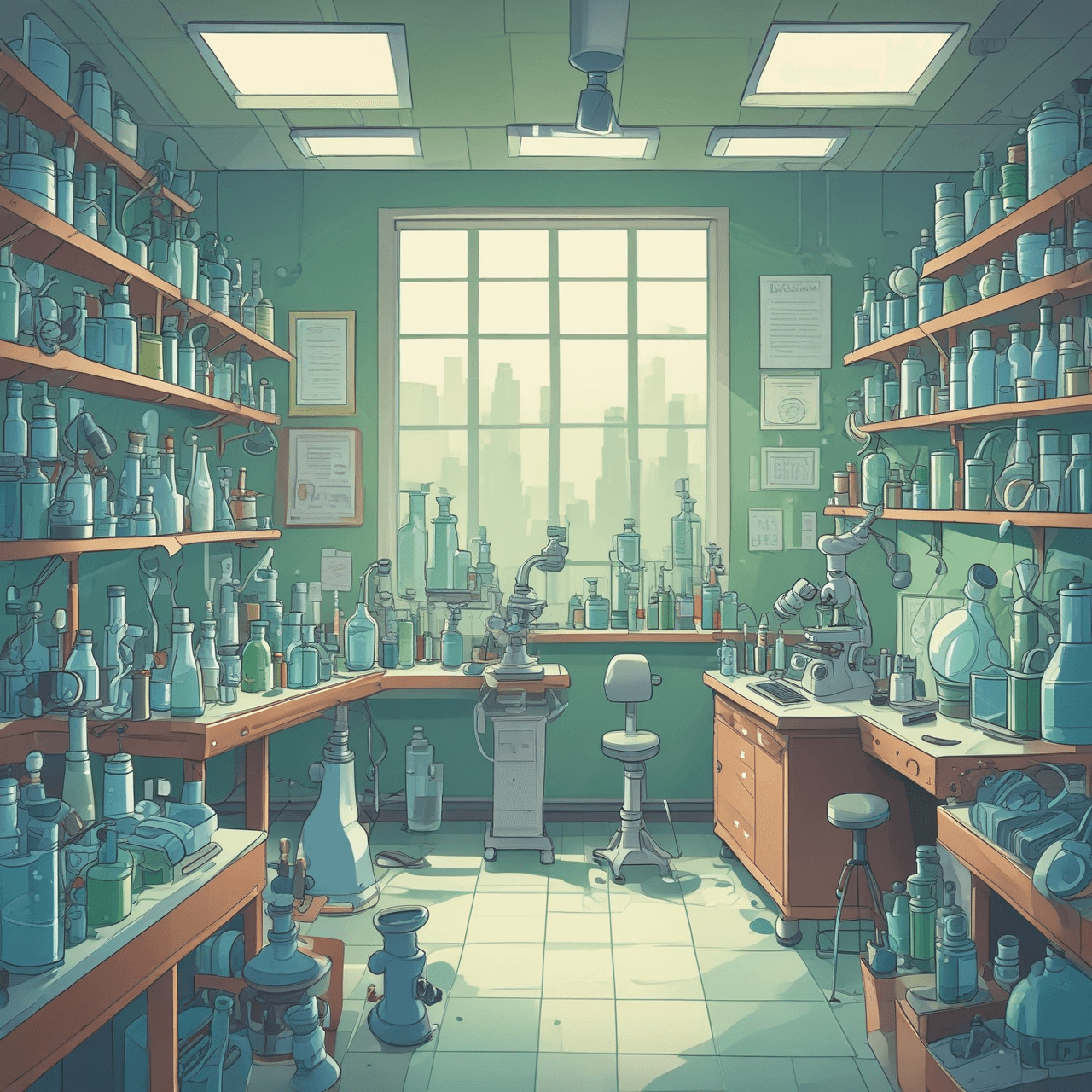 Jetpack Microscope Adventure game banner