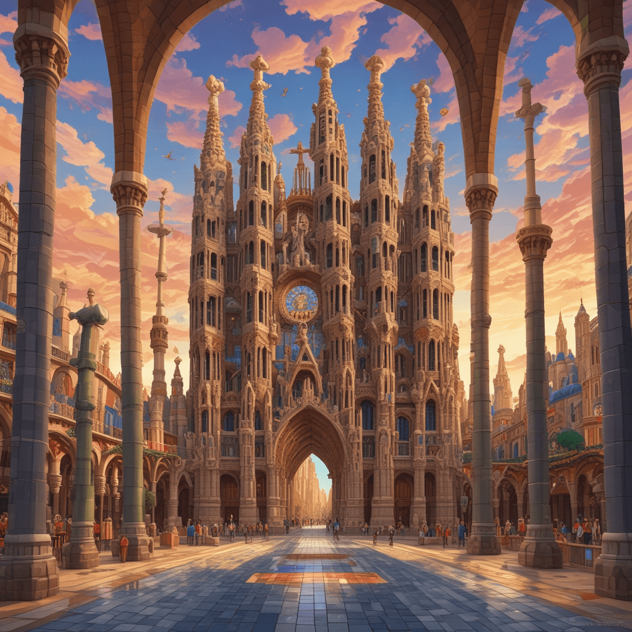 Carrera Quiz de la Sagrada Familia game banner