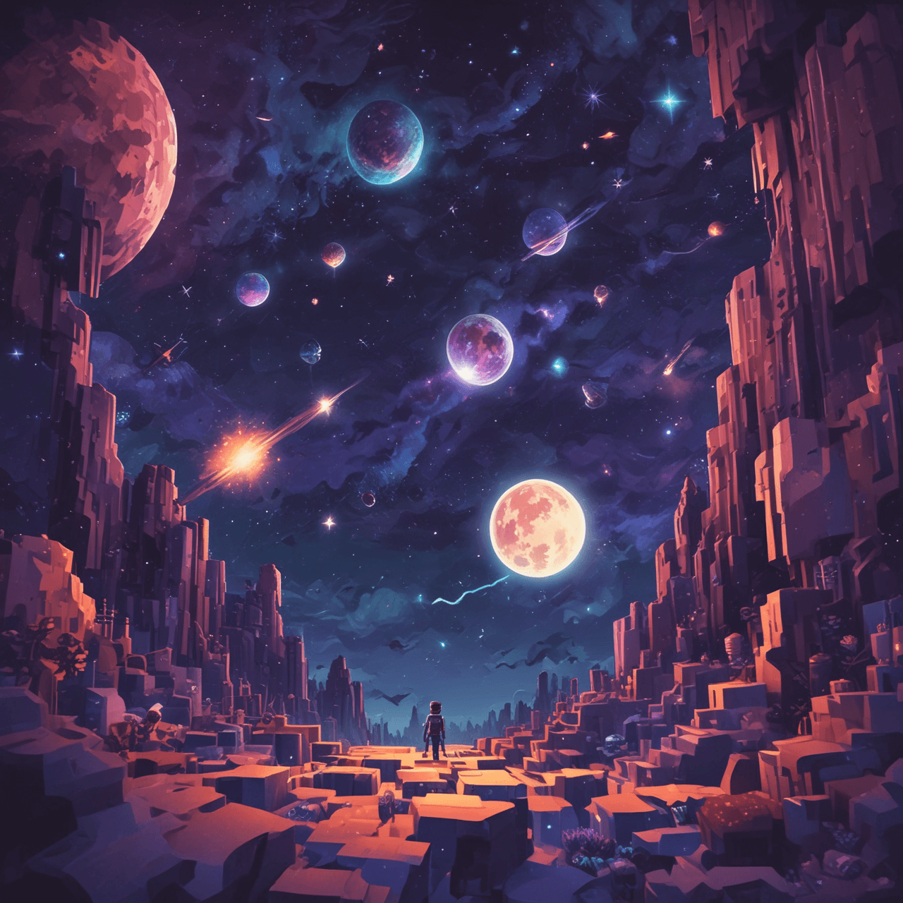 Space JumpCraft game banner