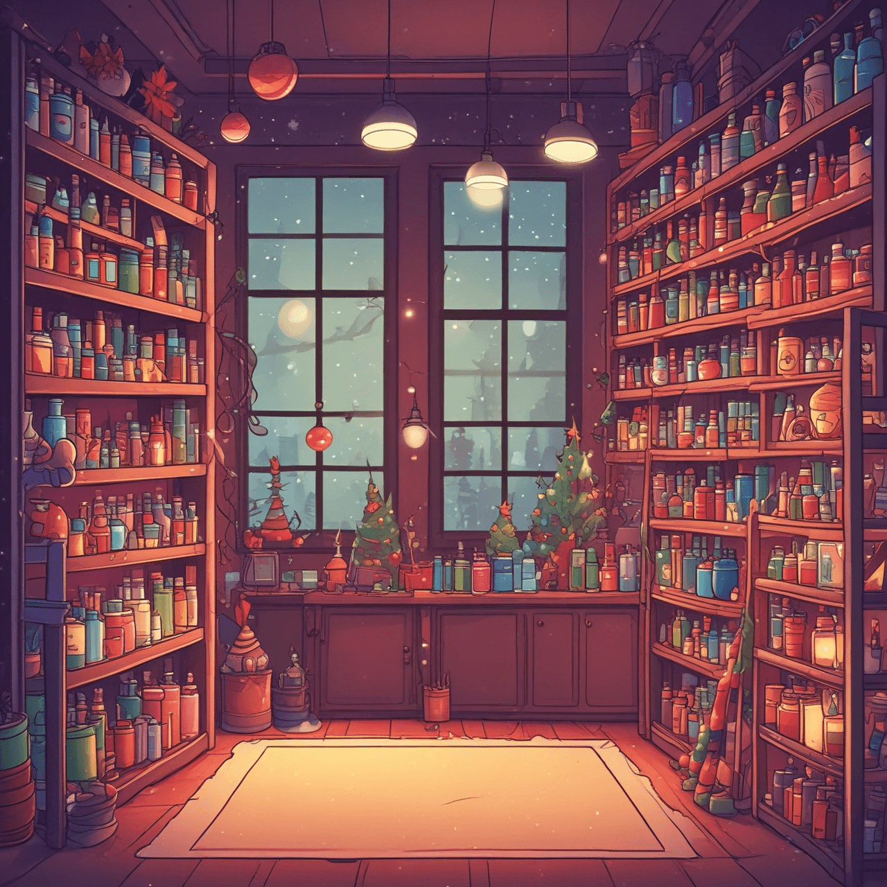 Christmas Algebra Jetpack game banner