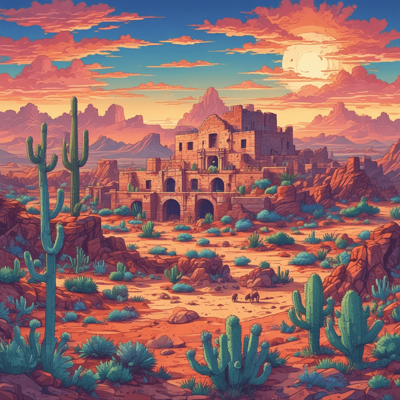 Alamo Dash Quiz game banner