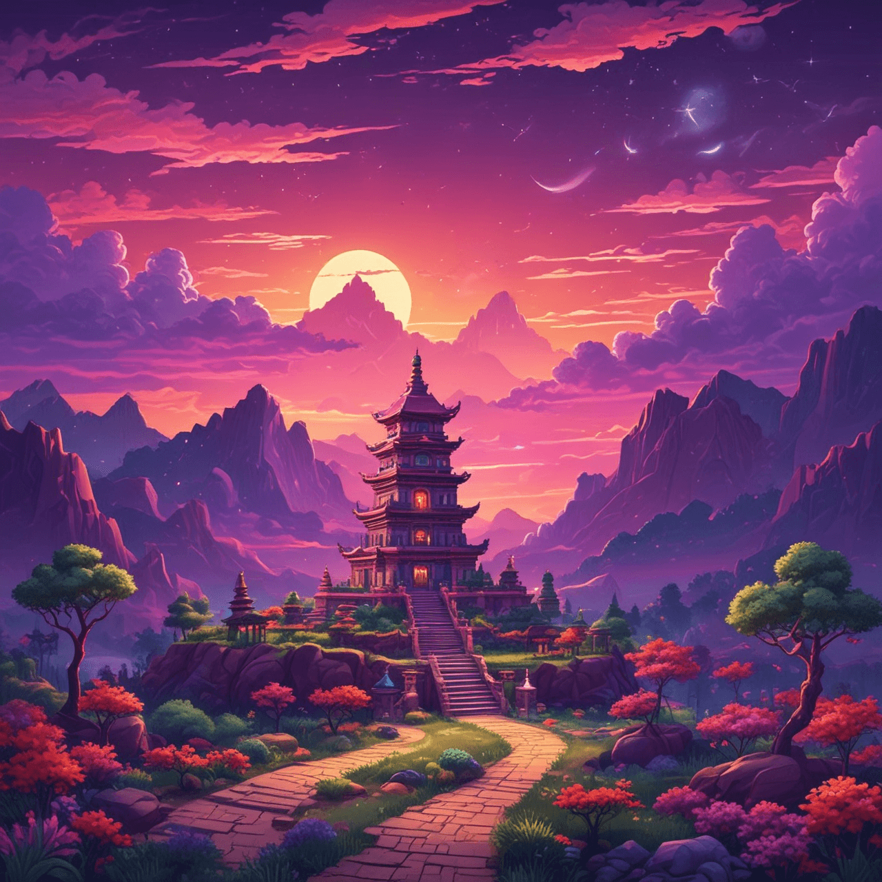 Sacred Path Runner game banner